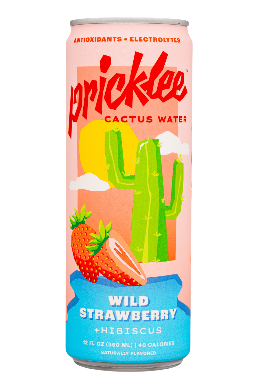  Pricklee: Pricklee-12oz-2022-CactusWater-WildStrawb-Front
