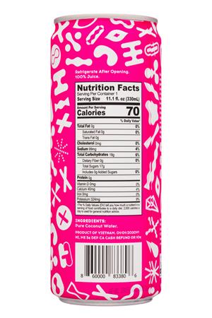 100 Coconuts: 100Coconuts-11oz-2020-CoconutWater-Kantin-Facts