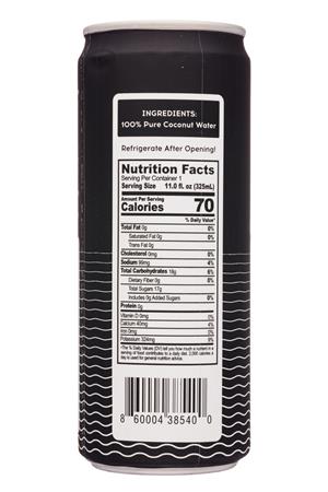 100 Coconuts: 100Coconuts-11oz-2020-CoconutWater-BLM-Facts