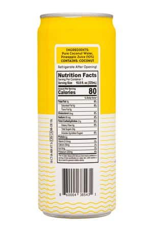 100 Coconuts: 100Coconuts-11oz-2023-PureCoconut-Pineapple-Facts