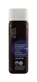1915 Cold-pressed Organic Juice: BF1915 StrawBlue Front
