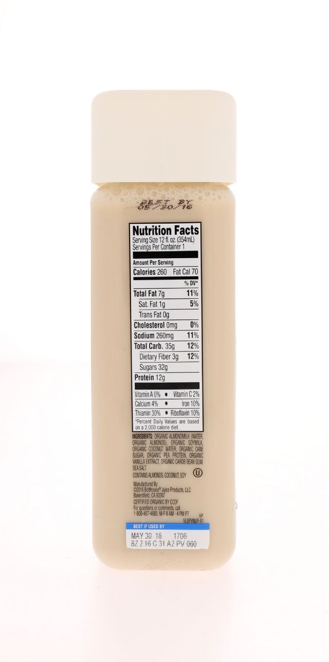 1915 Organic Protein: BF1915_Vanilla Facts