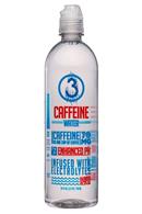 3 Water: Drink3Water-24oz-CaffeineWater-Front