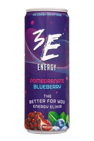 3E Energy: 3EEnergy-12oz-2023-EnergyElixer-PomBlueb-Front