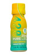 420 Pure: 420Pure-3oz-CBDShot-Lemonade-Front