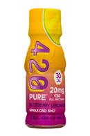 420 Pure: 420Pure-3oz-CBDShot-BluebLemonade-Front