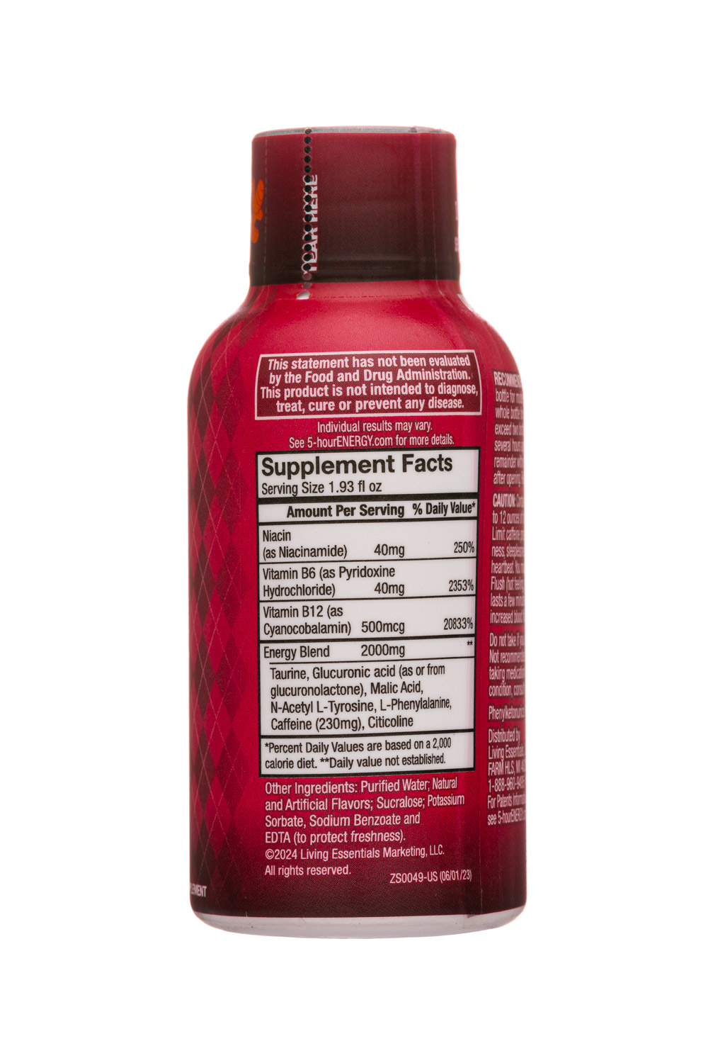 5 Hour Energy: 5HourEnergy-2oz-2024-Transfusion-Facts