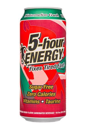 5-Hour Energy: 5HourEnergy-16oz-2024-Energy-WatermelonCrush-Front
