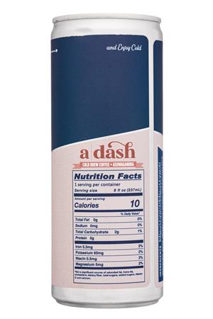 a|dash: ADash-8oz-2021-Coffee-Balance-Facts