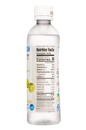 A88CBD: Alkaline88-16oz-2022-HempWater-StrawbKiwi-Facts
