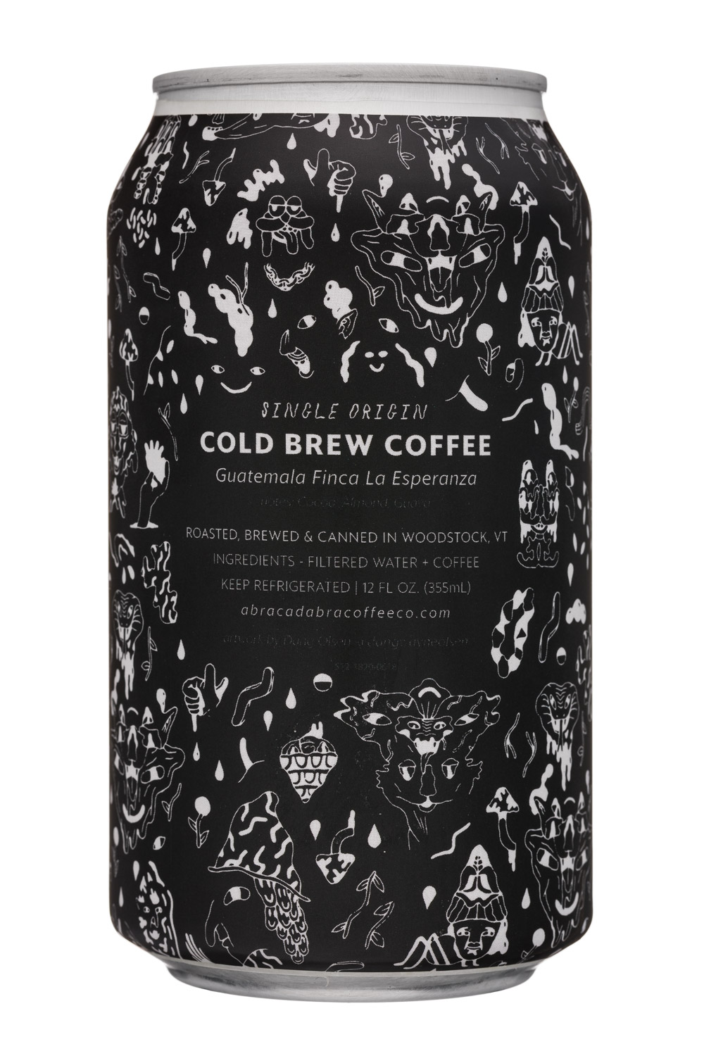 Abracadabra Coffee: AbracadabraCoffee-12oz-ColdBrew-Facts