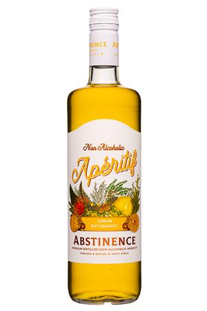 Abstinence Non-Alcoholic Spirits: Abstinence-750ml-2022-Aperitif-Lemon-Front