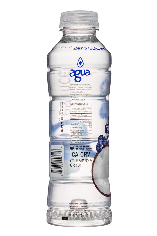 Agua Fruit Essence: Agua-FruitEssence-20oz-Coconut-Facts