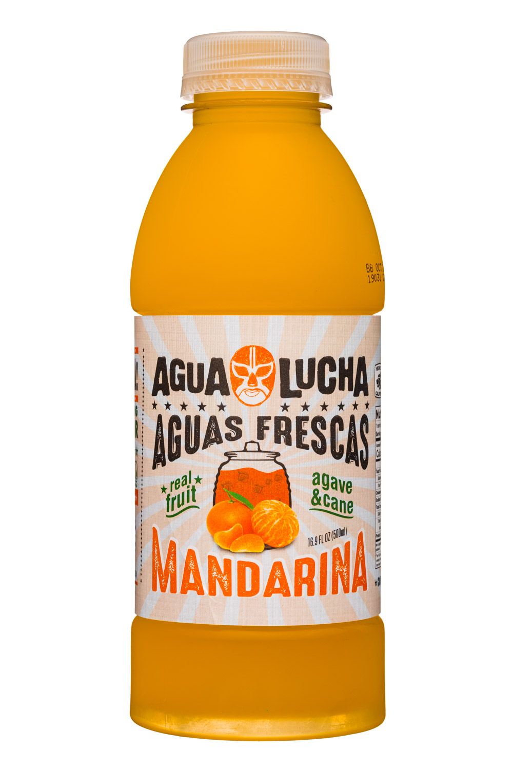 Agua Lucha: AquaLucha-17-AguaFrescas-Mandarina-Front