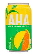 AHA: Aha-12oz-2020-SparklingWater-CitrusGreenTea-Front