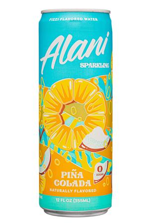 Alani Nu Energy: Alani-12oz-2021-Sparkling-PinaColada-Front