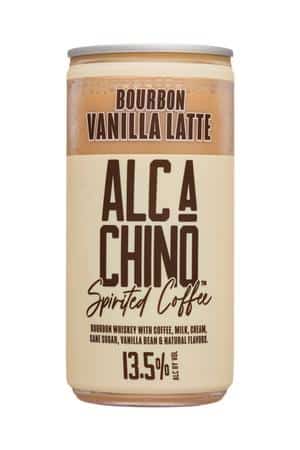 Alc A Chino: AlcAChino-8oz-2024-SpiritedCoffee-BourbonVanillaLatte