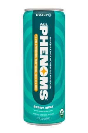 All Phenoms: Phenomes-12oz-2024-SparkSuperBev-BerryMint-Front