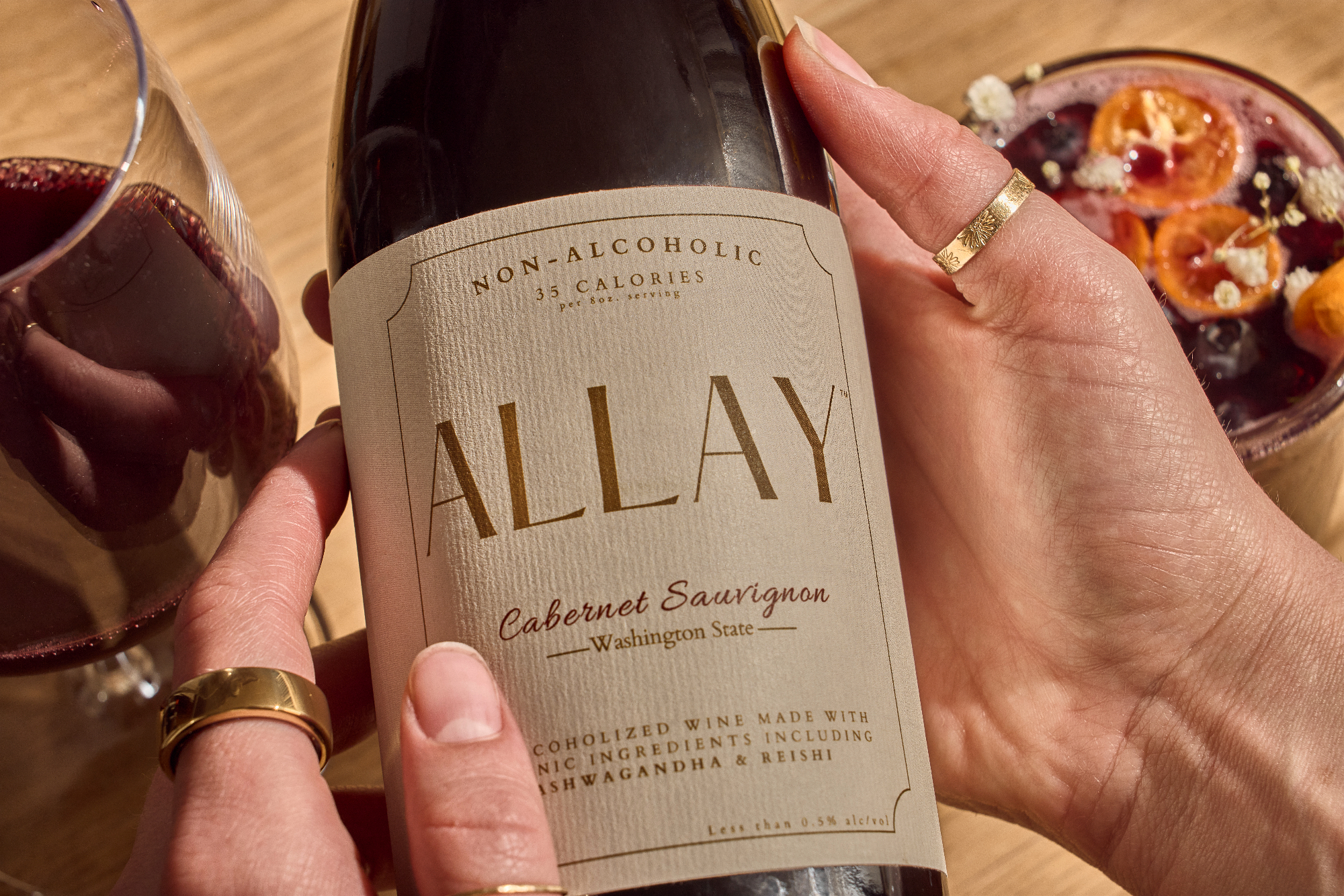 ALLAY: Photo of Functional Non-Alcoholic Cabernet Sauvignon - ALLAY (uploaded by company)