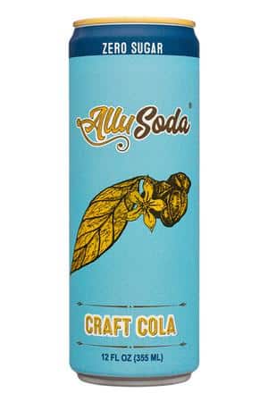 AlluSoda: AlluSoda-12oz-2024-ZeroSugar-CraftCola-Front