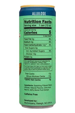 AlluSoda: AlluSoda-12oz-2024-ZeroSugar-LemonLime-Facts