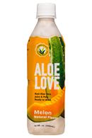 Aloe Love: AloeLove-17oz-Juice-Melon-Front