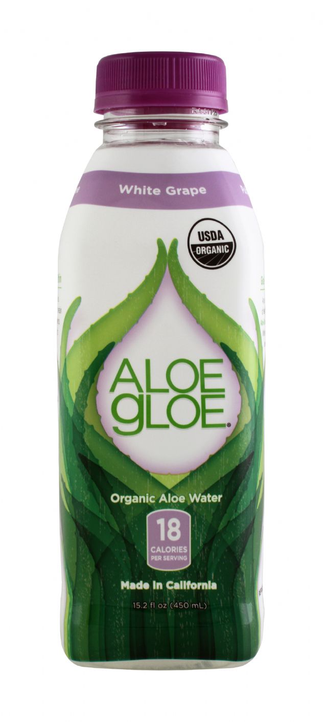 Aloe Gloe: AloeGloe WhiteGrape Front