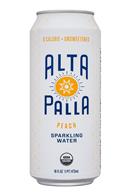 Alta Palla: AltaPalla-16oz-SparklingWater-Peach-Front