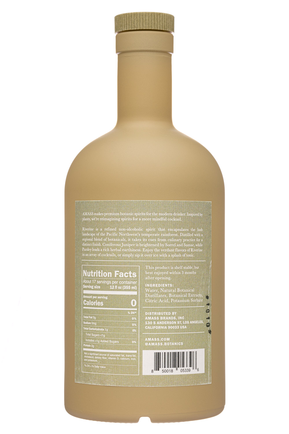 AMASS: Amass-750ml-2021-Riverine-Facts