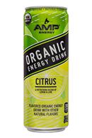 AMP Energy Organic: Amp-Energy-12oz-Citrus-Front