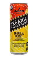 AMP Energy Organic: Amp-Energy-12oz-TropicalBurst-Front