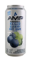 AMP Energy Drink: Amp BlueWhite Front