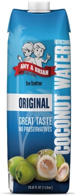 Amy & Brian Coconut Water: Photo of Amy & Brian Naturals Tetra 1 Liter  - Amy & Brian Coconut Juice (uploaded by company)
