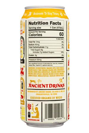 Ancient Drinks: AncientDrinks-16oz-2024-Switchel-Facts