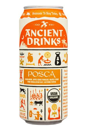 Ancient Drinks: AncientDrinks-16oz-2024-Posca-Front