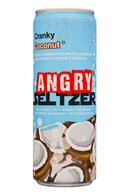 Angry Seltzer: AngrySeltzer-12oz-2020-CrankyCoconut-Front