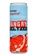 Angry Seltzer: AngrySeltzer-12oz-2020-GrumpyGrapefruit-Front