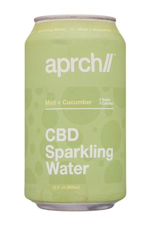 Aprch CBD: Aprch-12oz-2020-CBDSparkling-MintCucumber-Front
