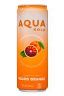 Aqua Kola: AquaKola-12oz-Sparkling-BloodOrange-Front