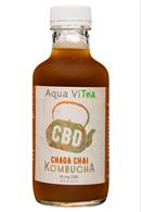 Aqua ViTea Kombucha: 16oz-25CBD-Kombucha-ChagaChai-Front