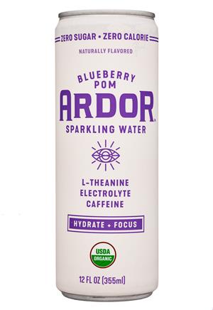 Ardor Sparkling WATER: Ardor-12oz-2021-Sparkling-BluebPom-Front
