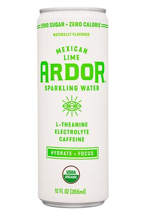 Ardor Sparkling WATER: Ardor-12oz-2021-Sparkling-MexicanLime-Front