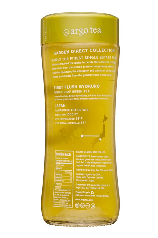 Argo Tea: ArgoTea-14oz-GyokuroGreenTea-Facts