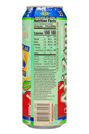 AriZona : Arizona-16oz-2024-GreenTeaEnergy-RedApple-Facts