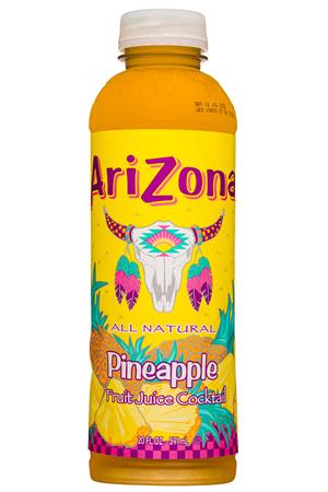 AriZona : Arizona-20oz-2020-FruitJuice-Pineapple-Front