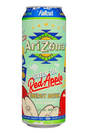 AriZona : Arizona-16oz-2024-GreenTeaEnergy-RedApple-Front