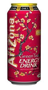 AriZona Green Tea Energy Drink: AriZona Diet Green Tea Energy Drink