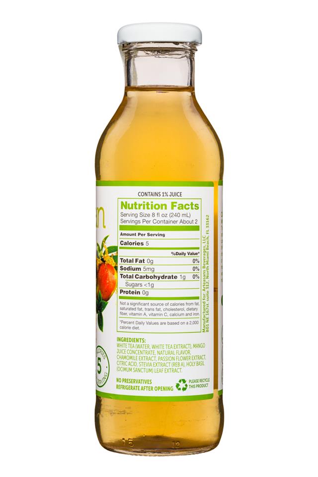 Arteasan: Arteasan-14oz-Tea-White-Calm-Facts