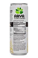 Arya: Arya-HeartOfTurmeric-12oz-SparkleWater-Lime-Facts