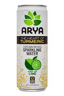 Arya-HeartOfTurmeric-12oz-SparkleWater-Lime-Front